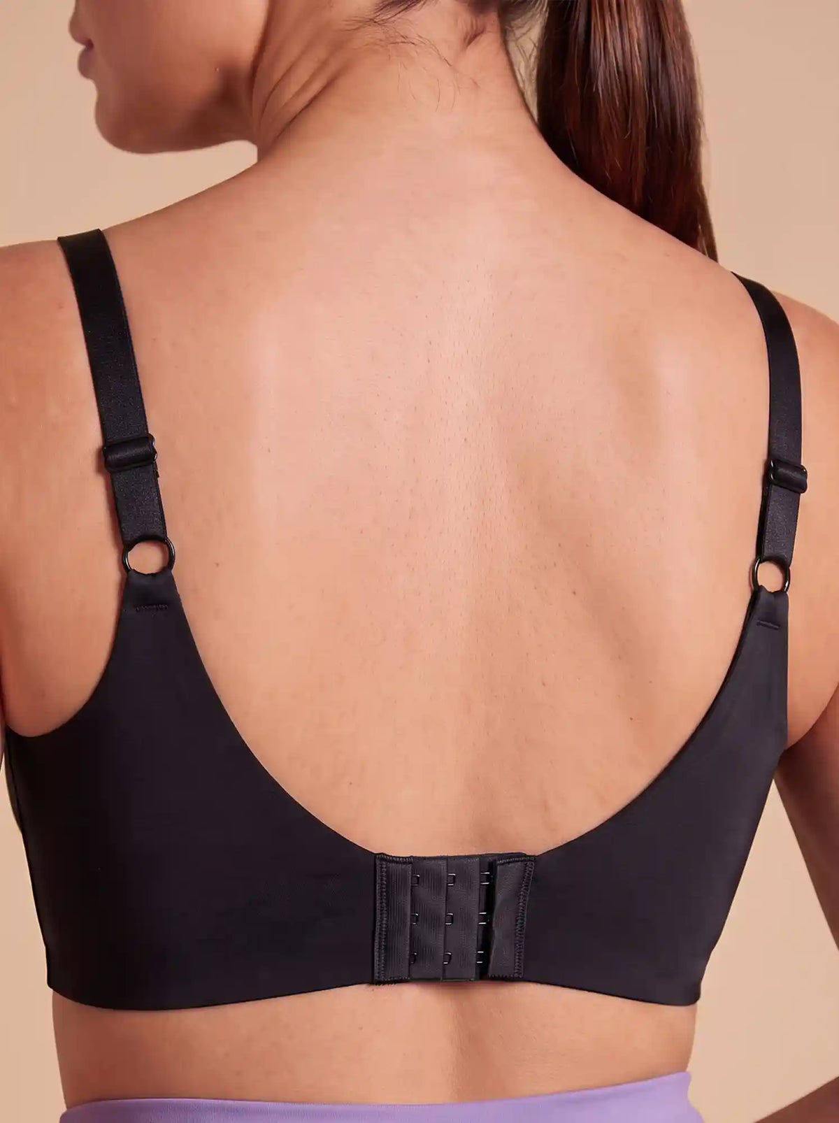 Swanz Jelly-Fit Bra (Black)